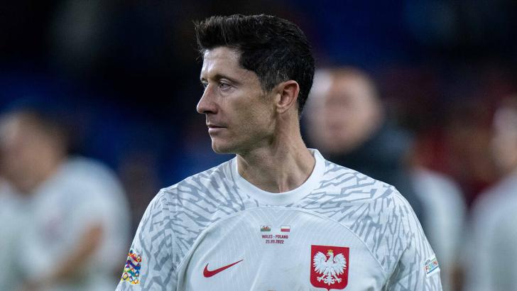 Poland striker Robert Lewandowski